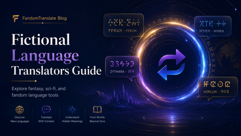 Best Fictional Language Translators for Fantasy and Fandom Fans